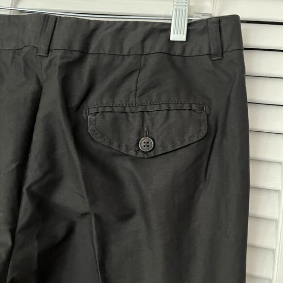 MaxMara S'MaxMara brown 100% cotton straight leg chino pants, mid-rise, size US6 - Picture 8 of 11